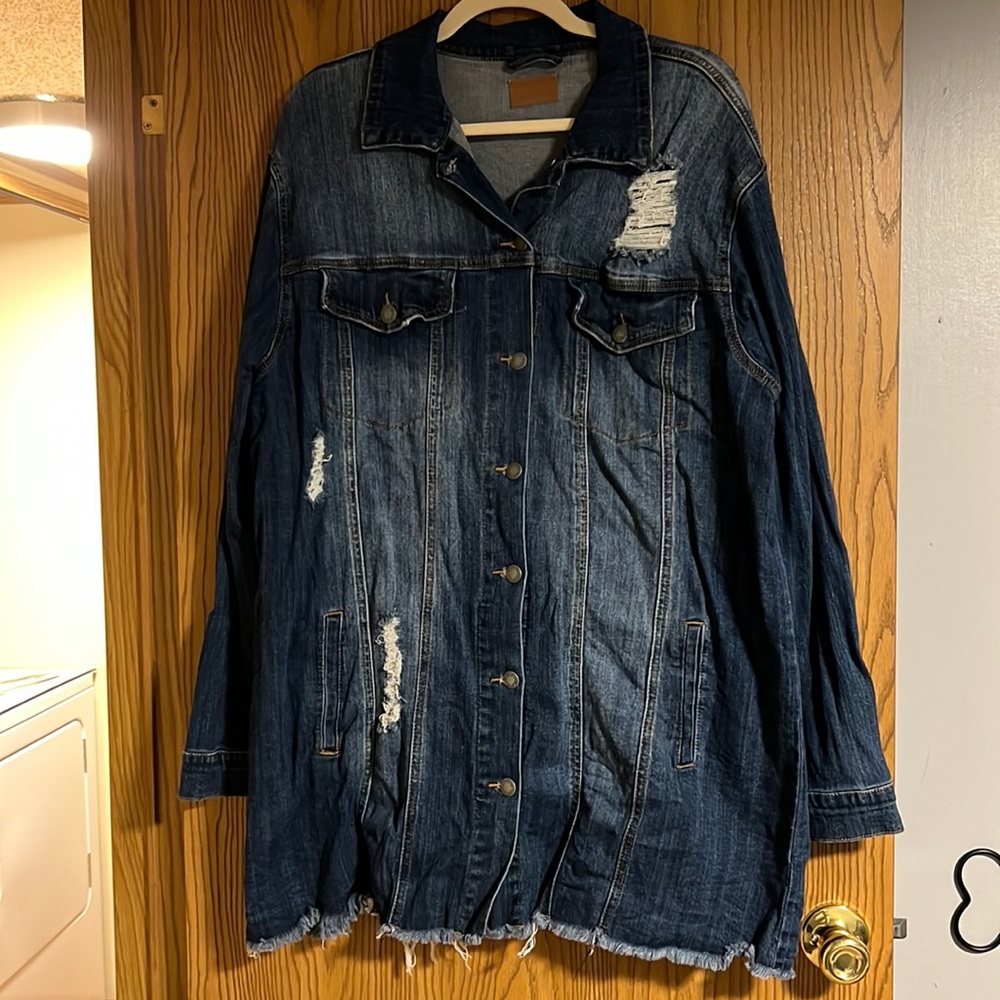 Judy Blue Long Jean Jacket